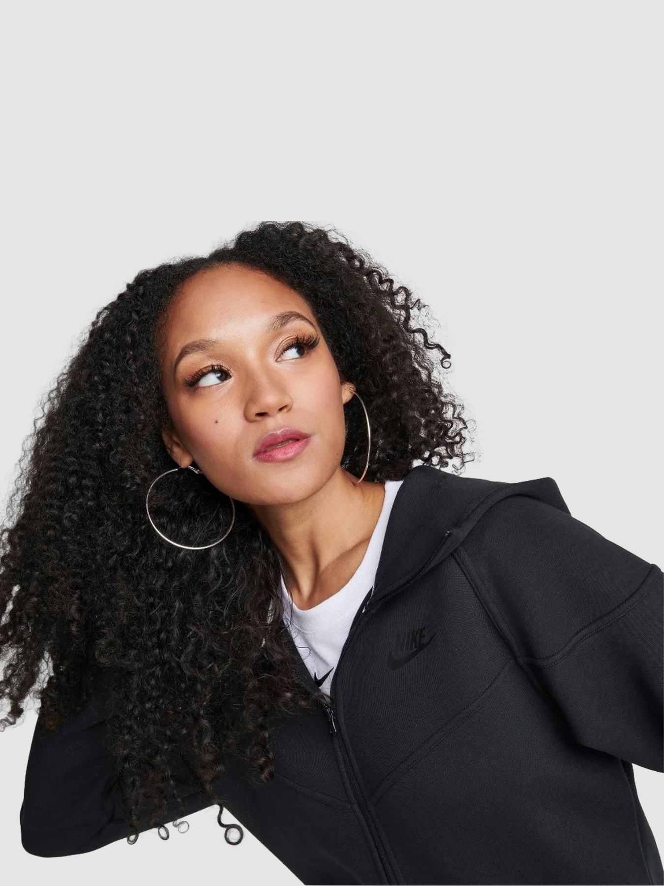 Спортивна кофта NIKE Tech Fleece Windrunner Full-Zip модель FB8338-010 Фото