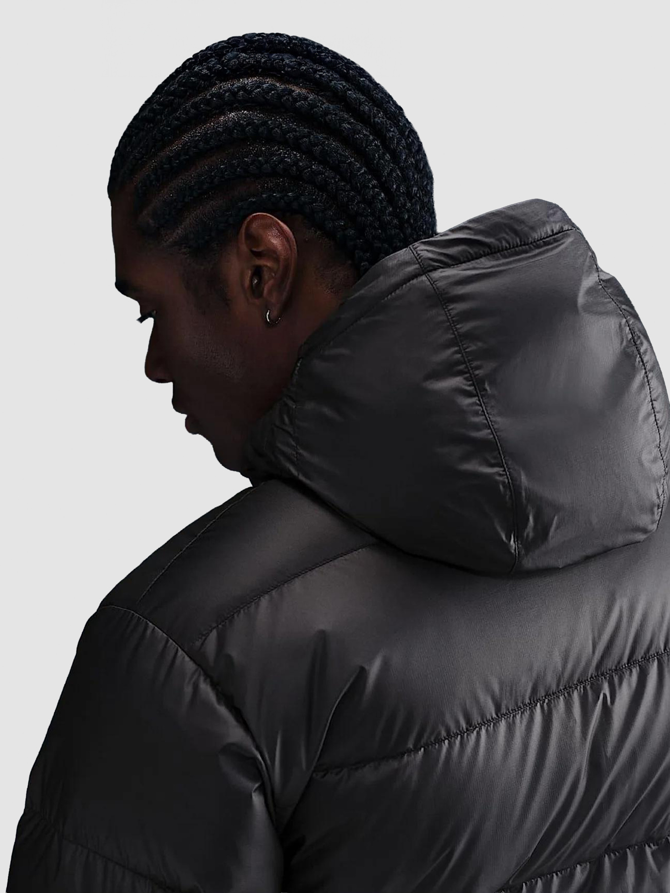 Куртка чоловіча Nike M Windrunner Stmnt Dwn Jkt Black (HQ7790-011) модель HQ7790-011 Фото