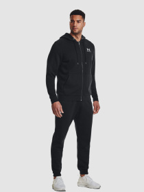 Кофта мужская Under Armour Essential Fleece Fz Hood-Blk Black (1373881-001) модель 1373881-001 Фото