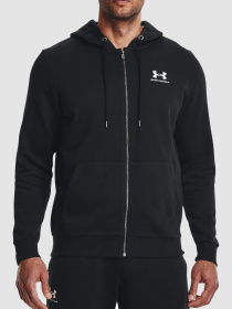 Кофта Under Armour Essential Fleece Fz Hood-Blk модель 1373881-001 Фото