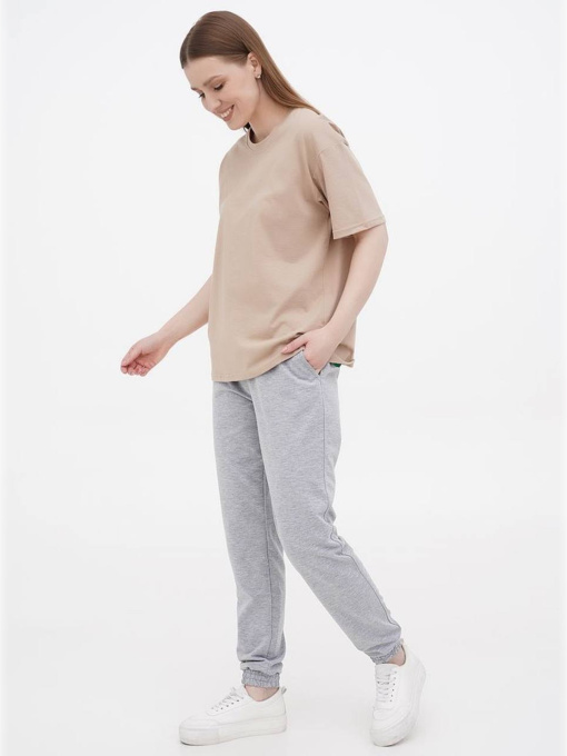 Спортивні брюки джоггери, меланж модель Wn252 Фото