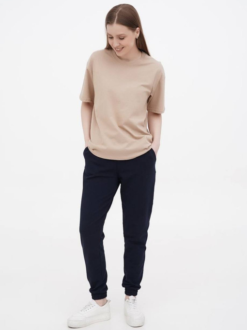 Спортивные брюки джоггеры, тёмно-синие модель Wn253 Фото