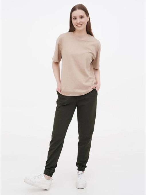 Спортивні брюки джоггери, хакі модель Wn254 Фото