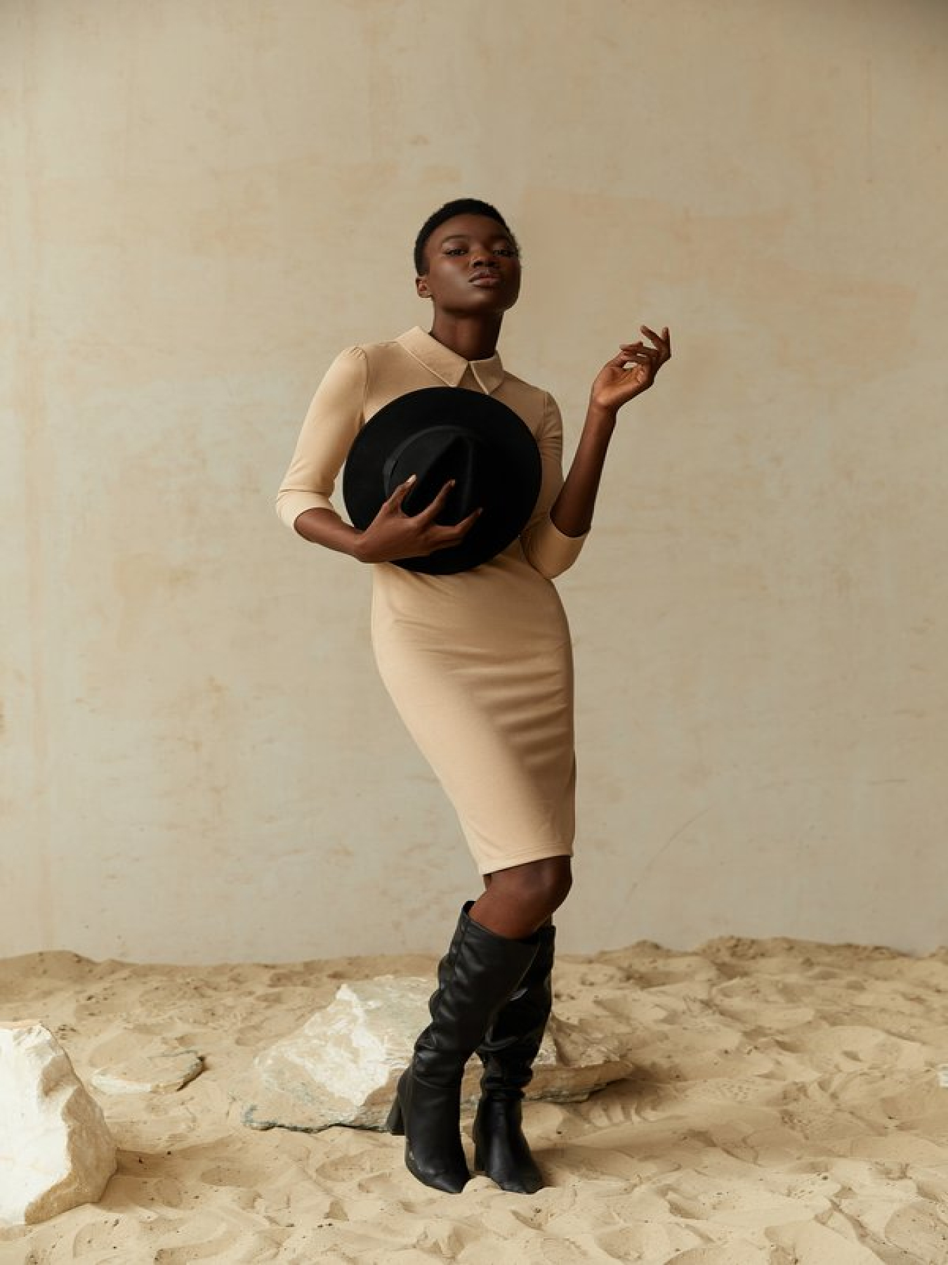 Сукня міді Gepur модель 40563 Сукня міді Gepur модель 40563 Фото