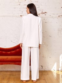 Деловой костюм ISSA Plus модель 12932_white Фото