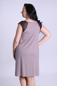 Ночная рубашка N.EL модель 1226-92_black Ночная рубашка N.EL модель 1226-92_black Фото