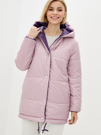 Зимняя куртка ISSA Plus модель SA-31_violetlilac Фото