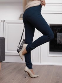 Завужені джинси ISSA Plus Модель 12319_blue Фото