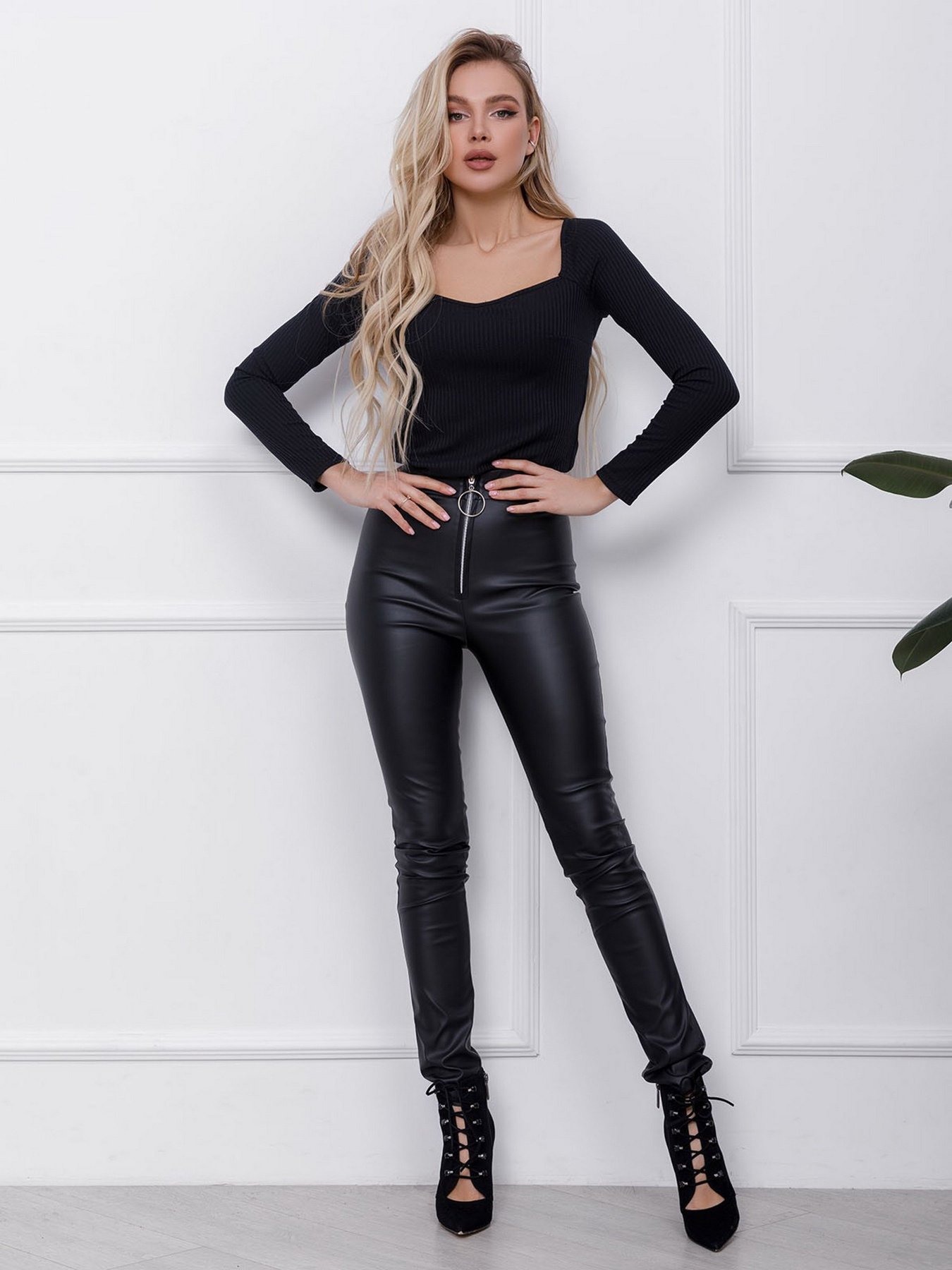 Леггинсы ISSA Plus модель 12459_black Фото