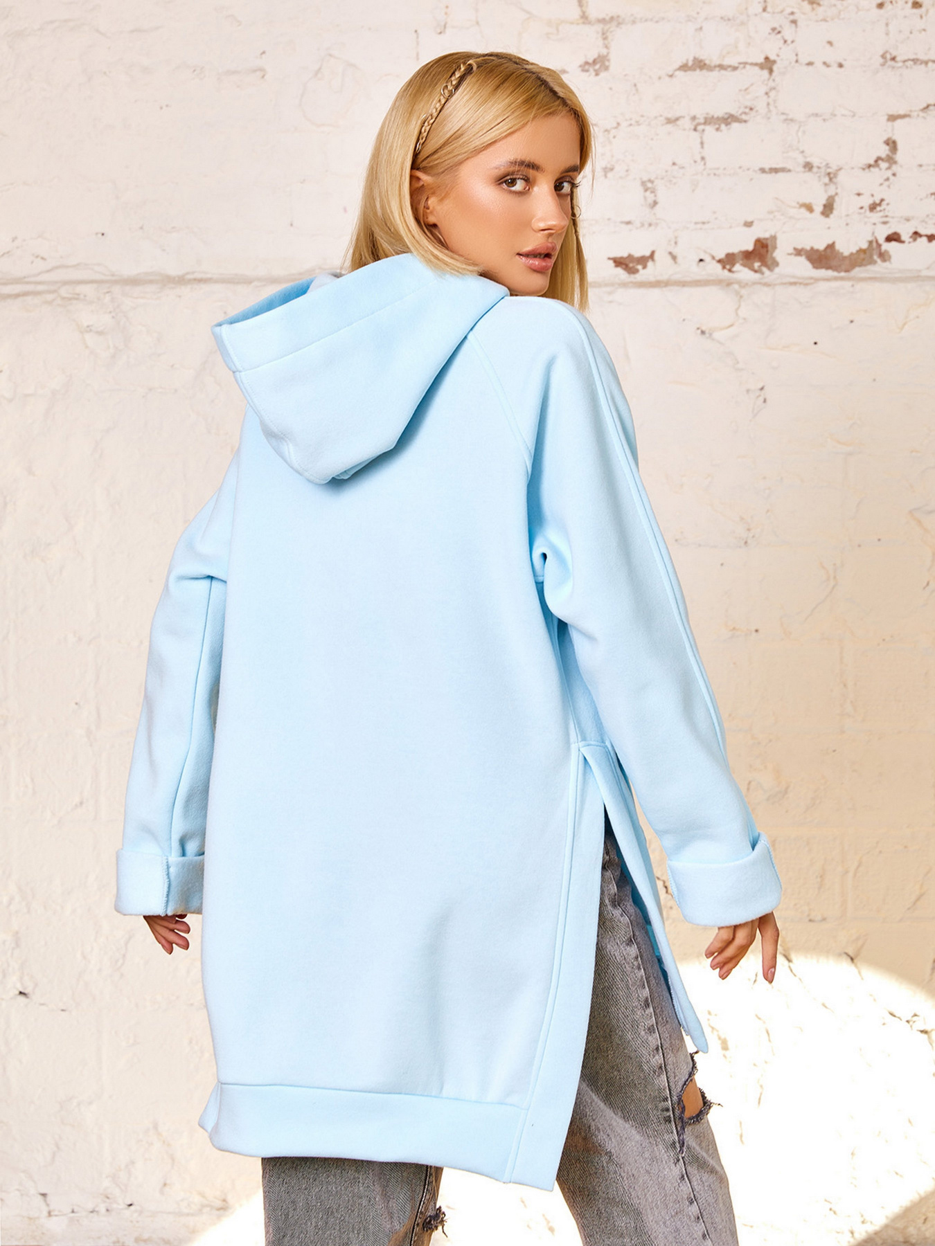 Худи ISSA Plus модель 12936_blue Фото