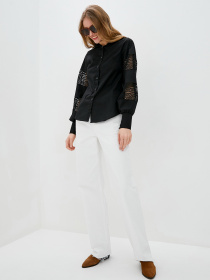 Рубашки ISSA Plus модель SA-84_black Фото