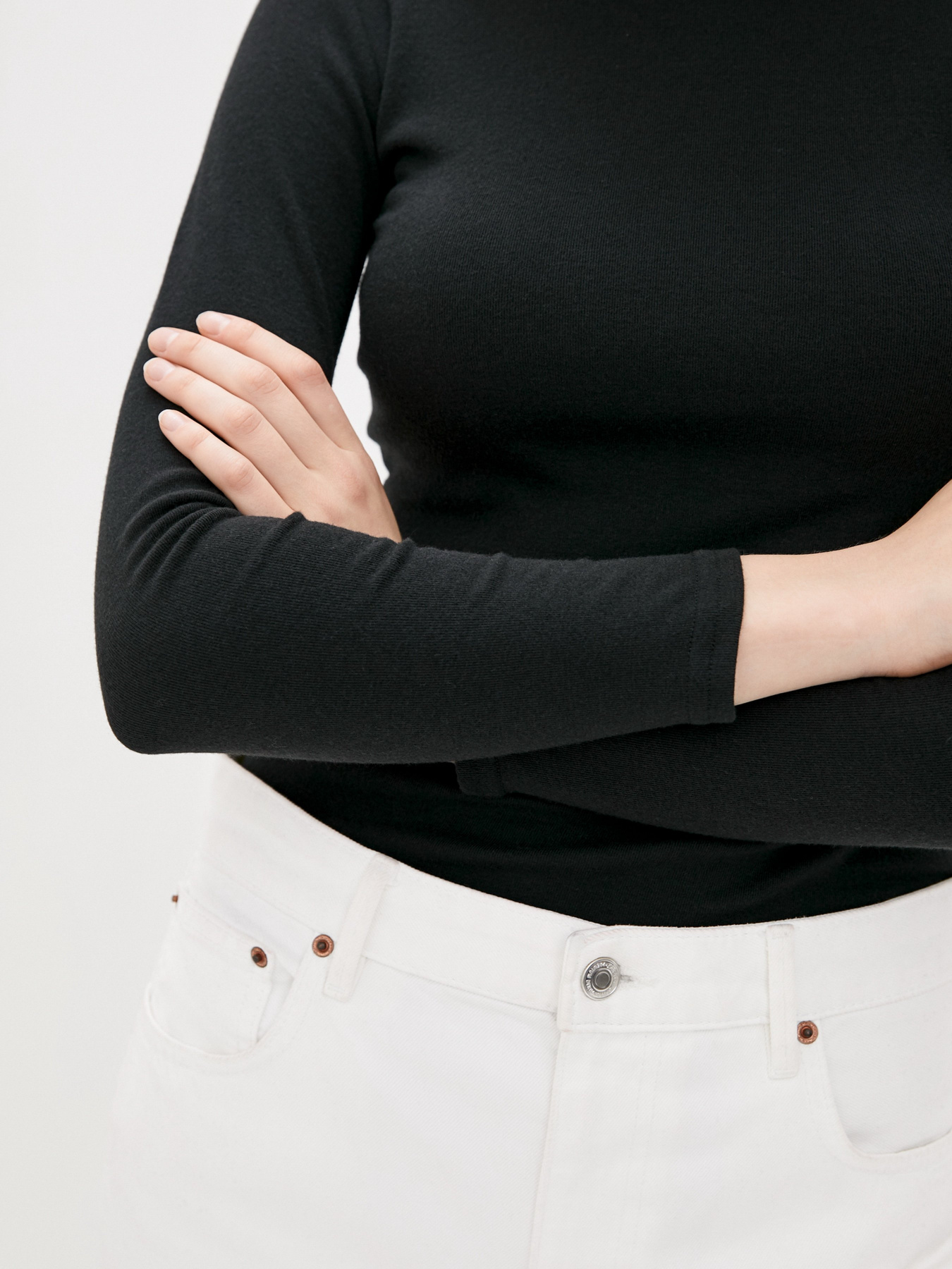 Водолазка ISSA Plus модель 9515_black Водолазка ISSA Plus модель 9515_black Фото