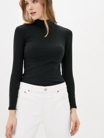 Водолазка ISSA Plus модель 9515_black Водолазка ISSA Plus модель 9515_black Фото