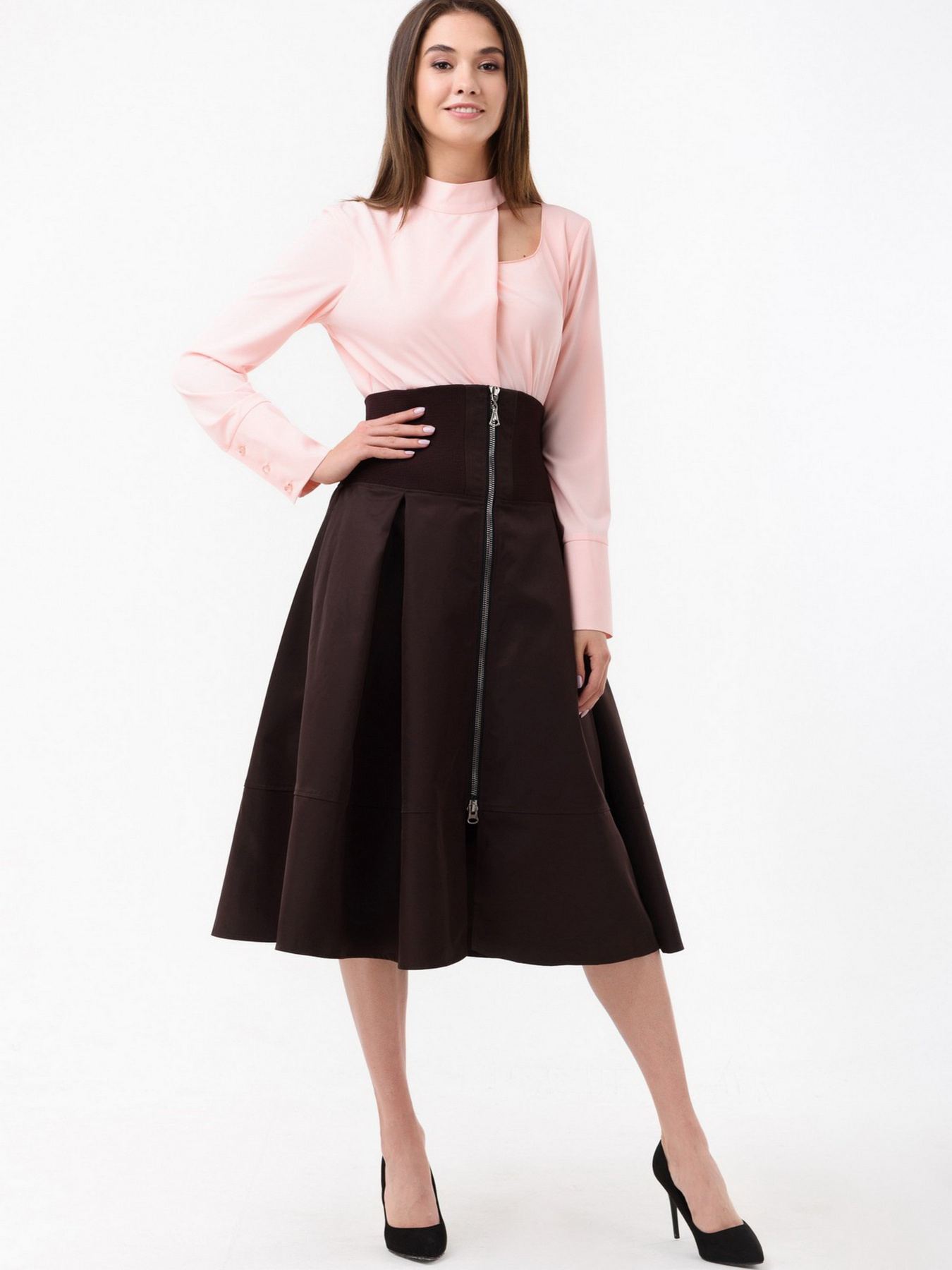 Юбка миди RicaMare модель RM1813-18DU Фото