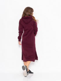 Платье миди ISSA Plus модель 11104_claret Фото