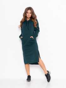 Сукня міді ISSA Plus модель 11104_green Фото