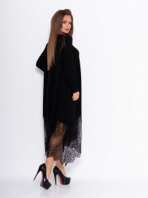 Сукня максі ISSA Plus модель 11070_black Фото