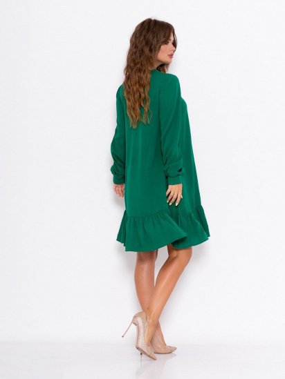 Сукня міні ISSA Plus модель 10503_green — фото - INTERTOP