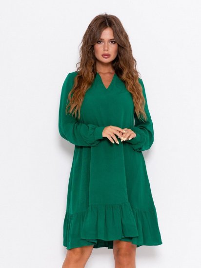 Сукня міні ISSA Plus модель 10503_green - фото
