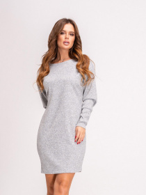 Платье мини ISSA Plus модель 11138_gray Фото