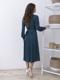 Сукня міді ISSA Plus модель 12121_green Фото