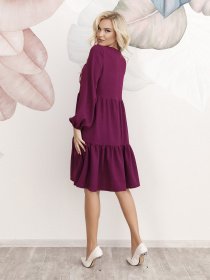 Платья ISSA Plus модель 12252_violet Фото