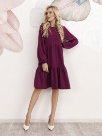 Сукні ISSA Plus модель 12252_violet Фото