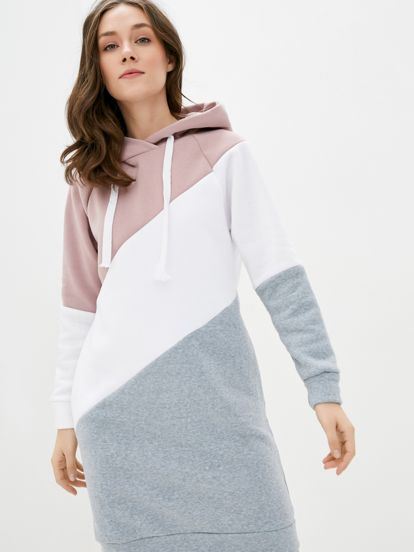 Платье мини ISSA Plus модель SA-60_graypink Фото