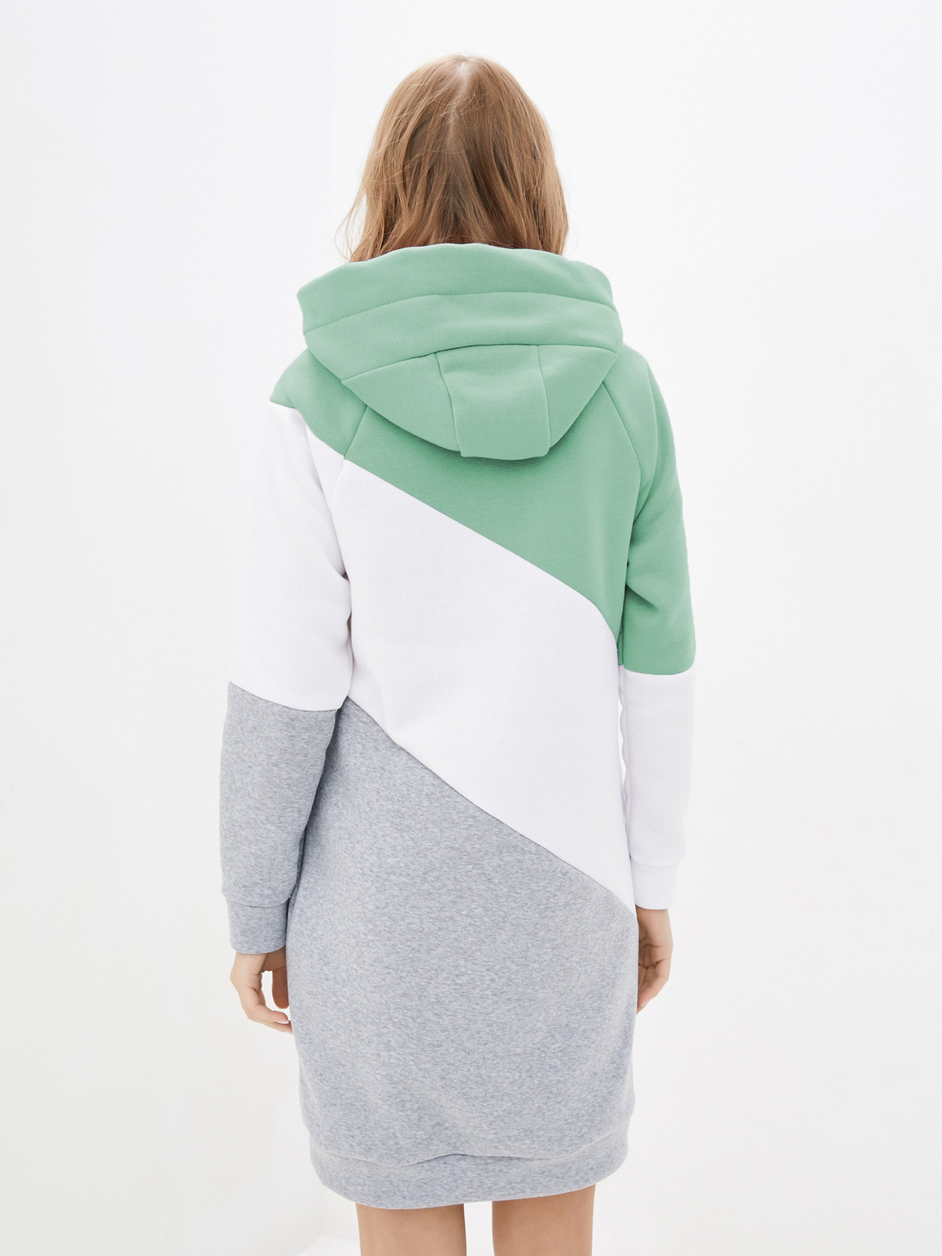 Платье мини ISSA Plus модель SA-60_graygreen Фото