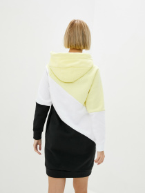 Платье мини ISSA Plus модель SA-60_blackyellow Фото