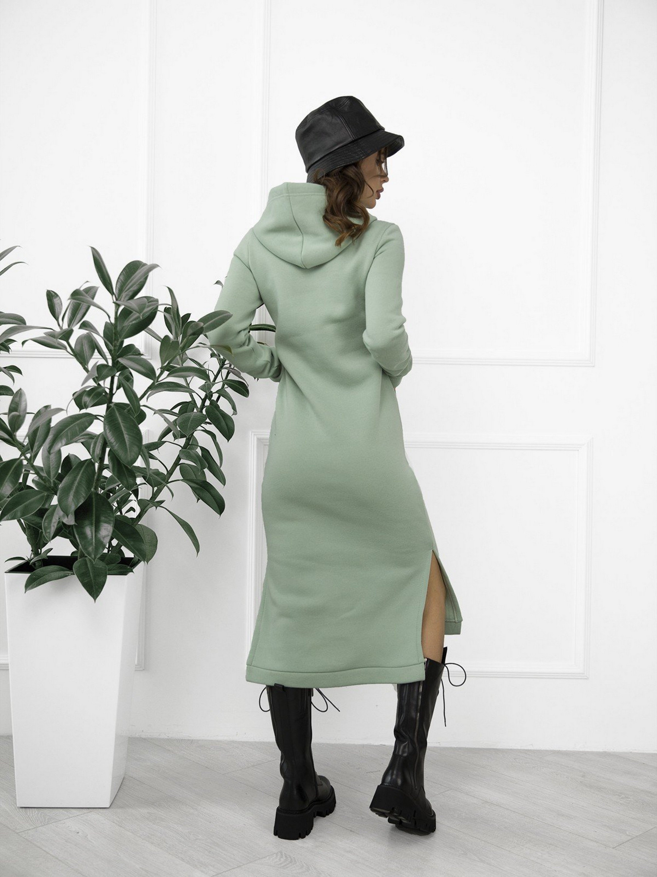 Платье миди ISSA Plus модель 11104_mint Фото