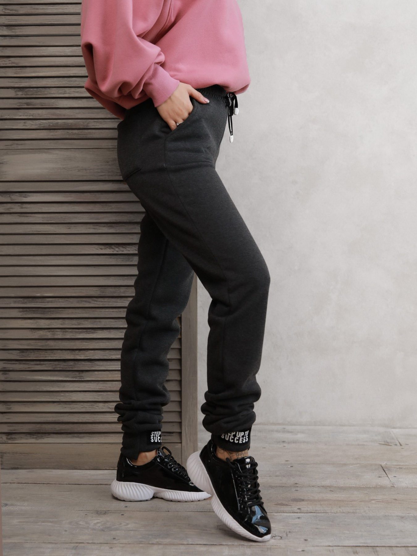 Штаны спортивные ISSA Plus модель 12285_darkgray Фото