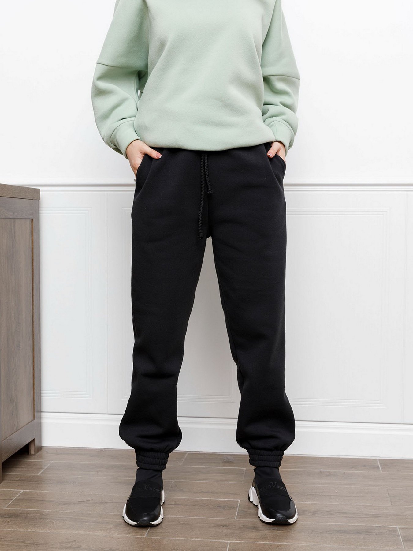 Брюки ISSA Plus модель 12330_black Фото