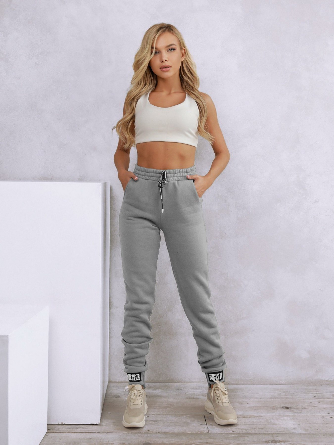 Штаны спортивные ISSA Plus модель 12285_lightgray Фото