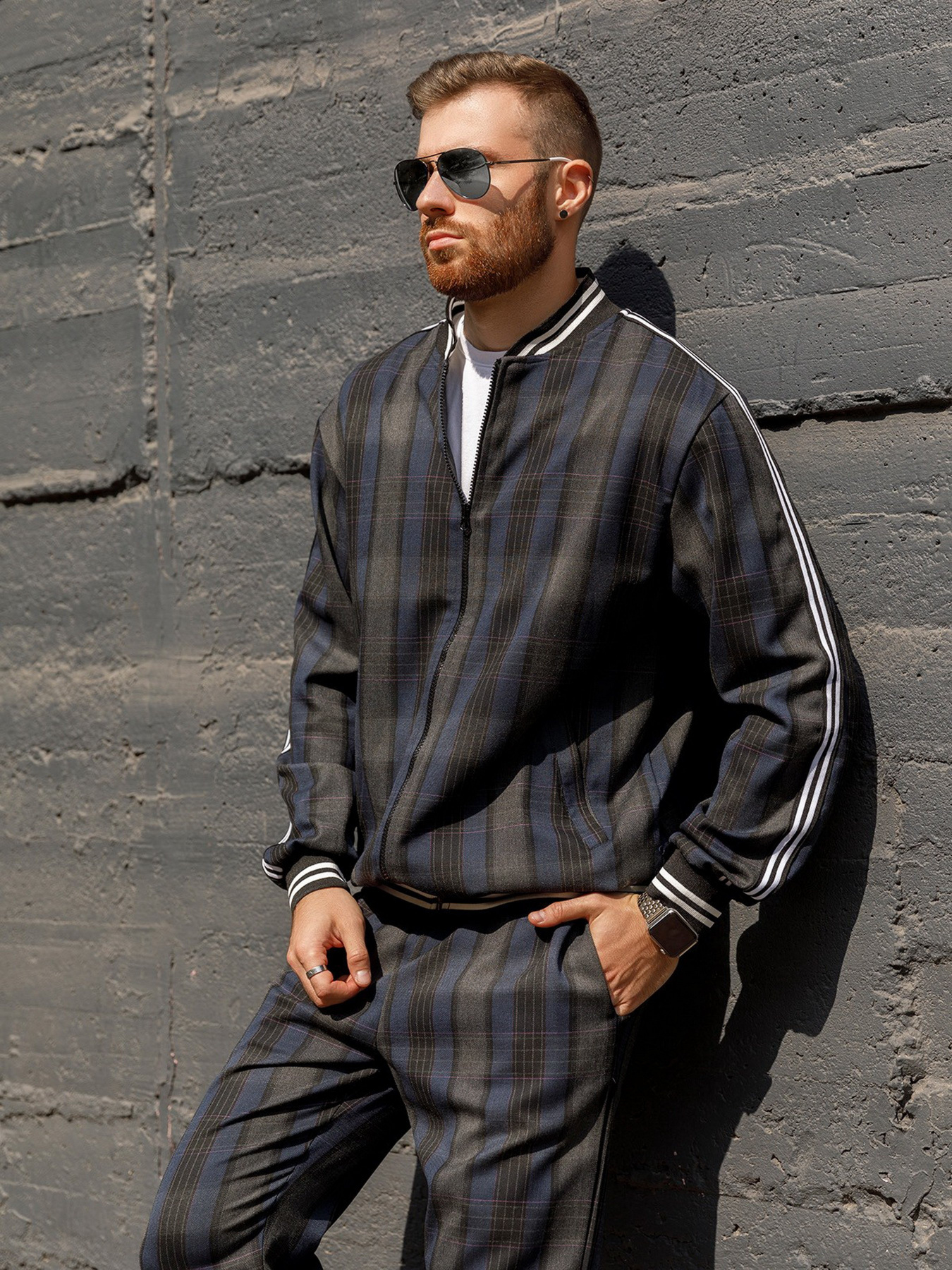 Повседневный костюм ISSA Plus модель GN-439_multicolor Фото