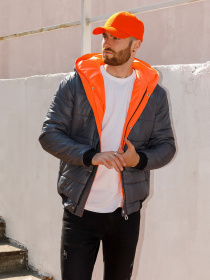 Демісезонна куртка ISSA Plus модель SA-315_grey Фото