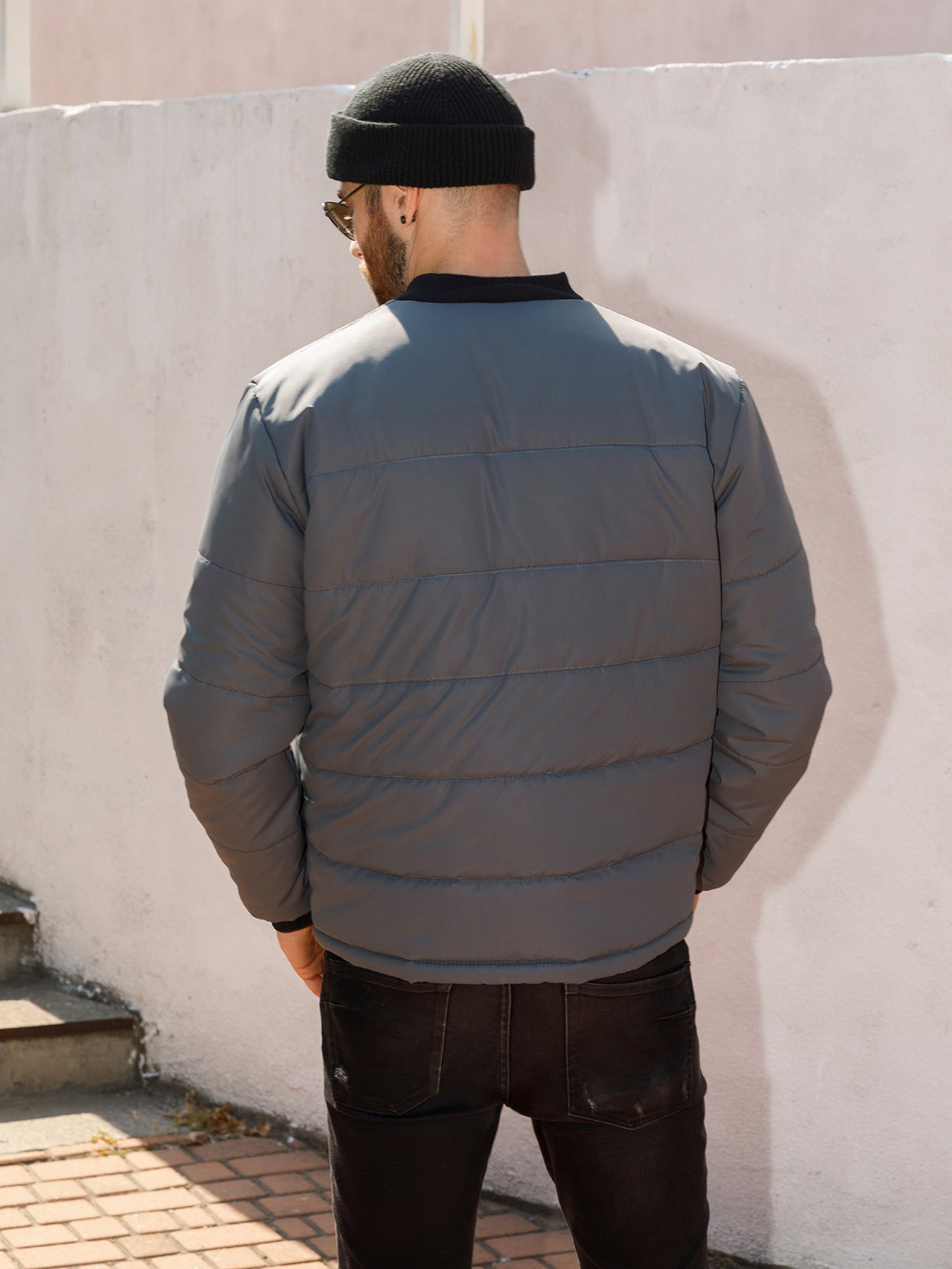 Демісезонна куртка ISSA Plus модель SA-314_grey Демісезонна куртка ISSA Plus модель SA-314_grey Фото