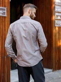 Сорочка ISSA Plus модель GN-437_gray Фото