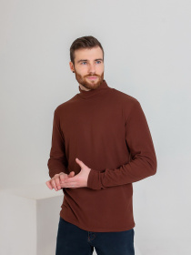 Водолазка ISSA Plus модель GN-450_brown Водолазка ISSA Plus модель GN-450_brown Фото