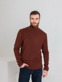 Водолазка ISSA Plus модель GN-450_brown Водолазка ISSA Plus модель GN-450_brown Фото