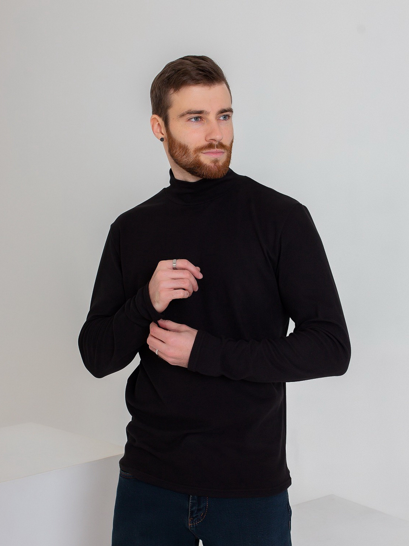 Водолазка ISSA Plus модель GN-450_black Фото