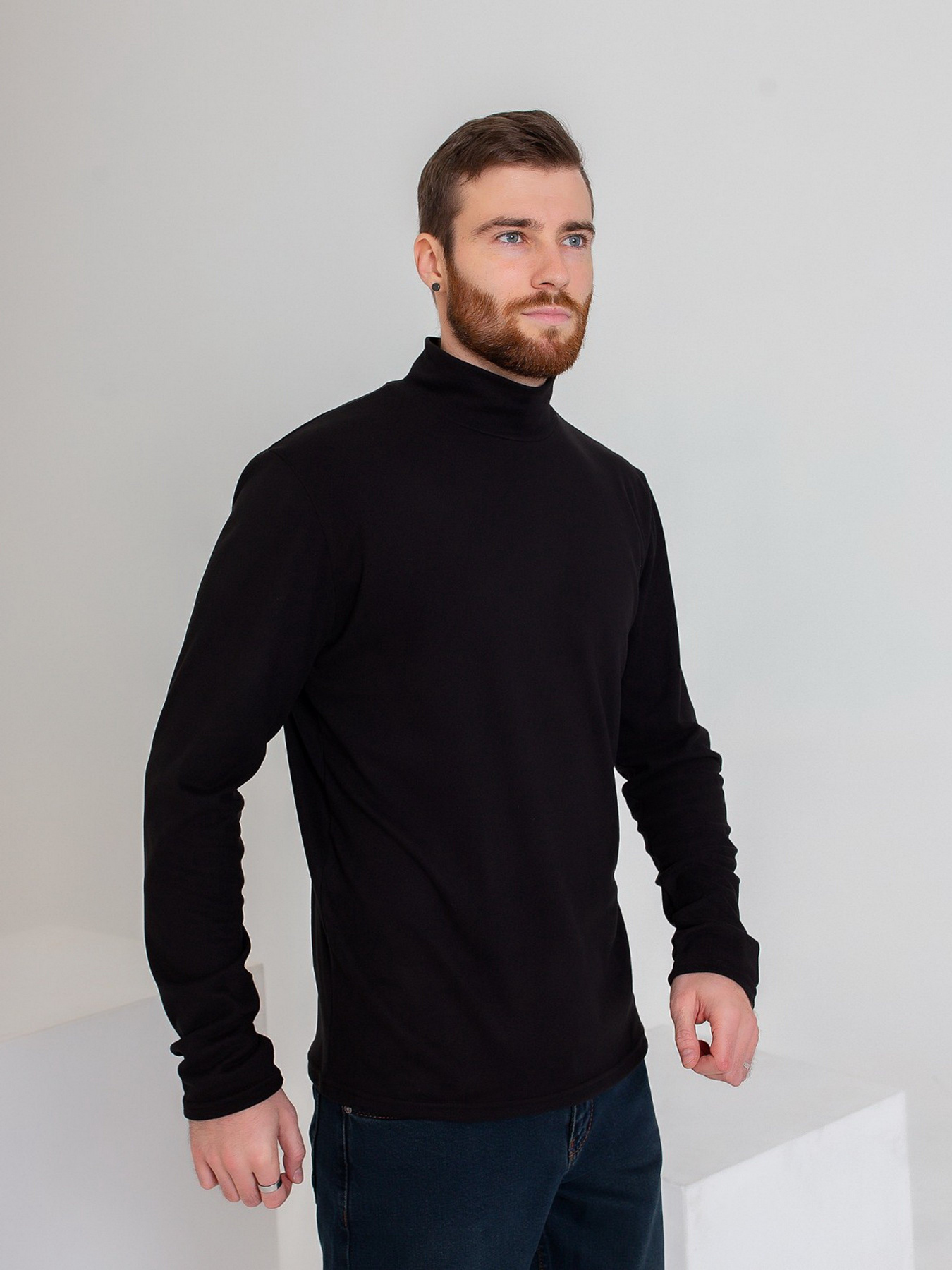 Водолазка ISSA Plus модель GN-450_black Фото