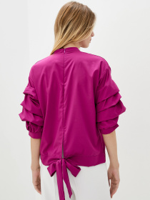 Блуза ISSA Plus модель SA-21_lilac Фото