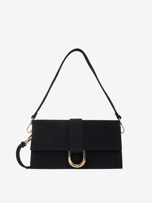 Сумка жіноча замшева крос-боді середня Regina Notte Сrossbody модель 2000000277578 Фото