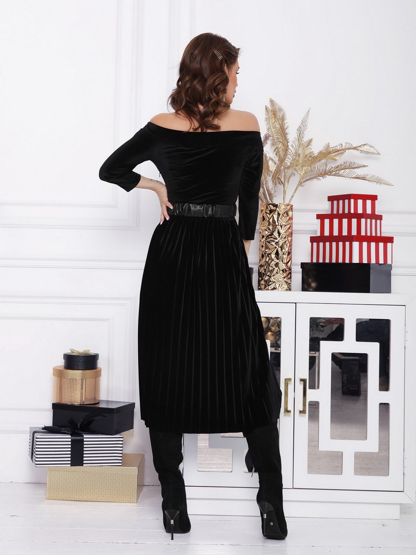 Сукні ISSA Plus модель 12364_black Фото