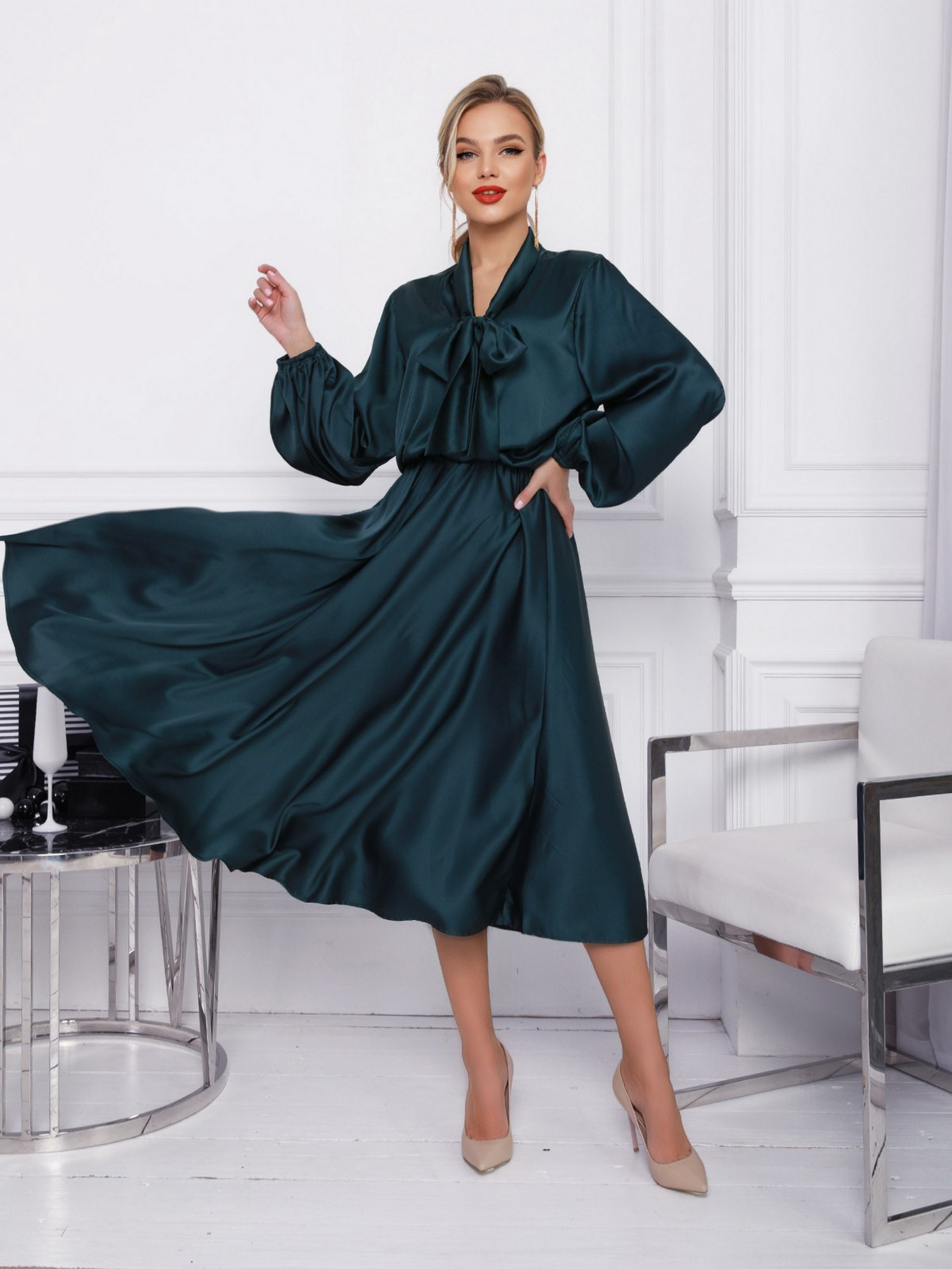 Сукні ISSA Plus модель 12380_green Сукні ISSA Plus модель 12380_green Фото