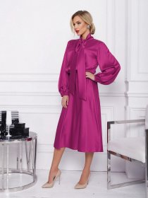 Платья ISSA Plus модель 12380_raspberry Фото