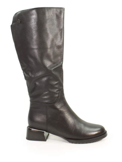 Жіночі шкіряні чоботи модель DA41221BM-8073-black Фото