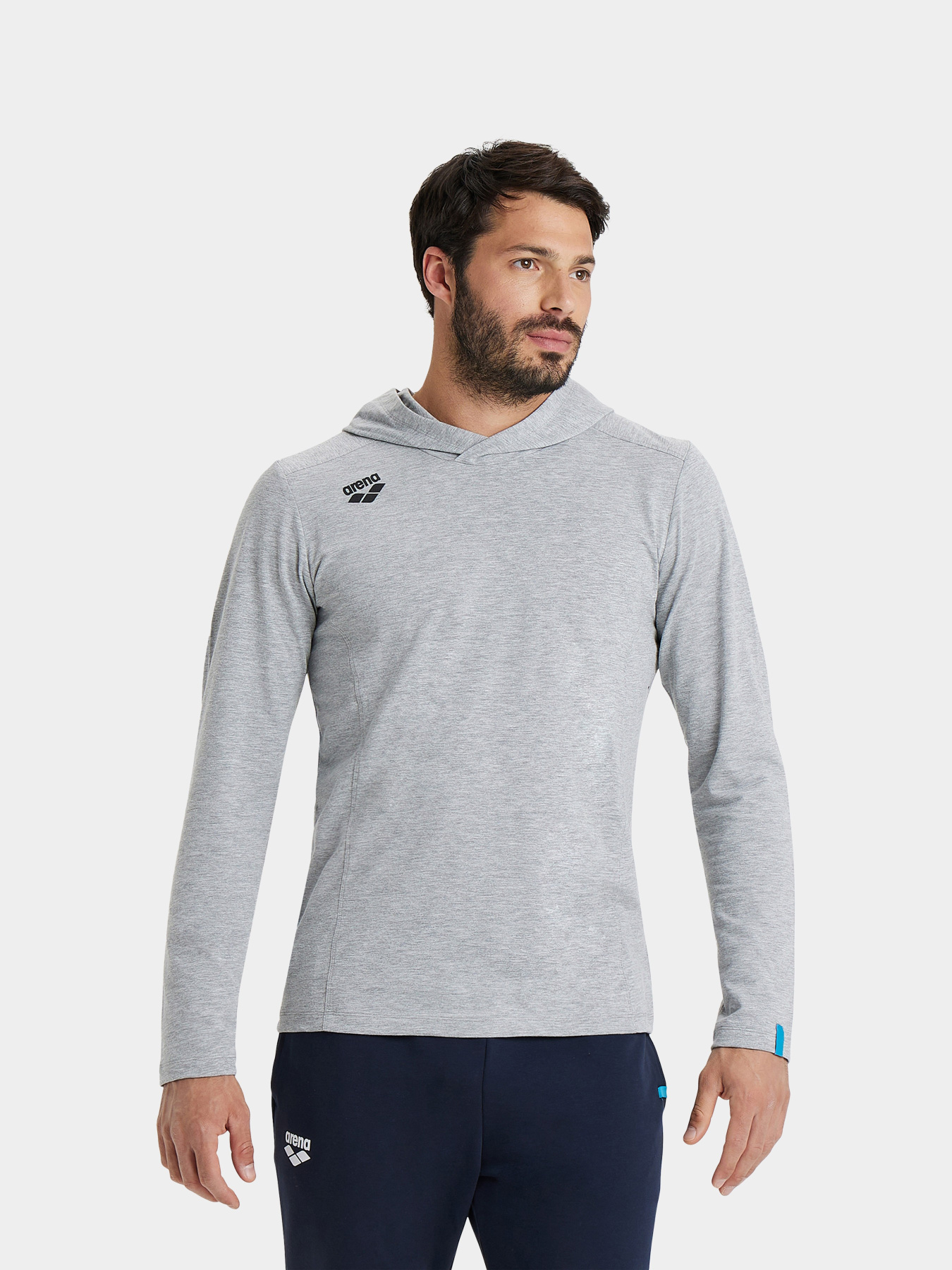 Лонгслив Arena TEAM HOODED LONG SLEEVE T-SHIR модель 004903-550 Фото