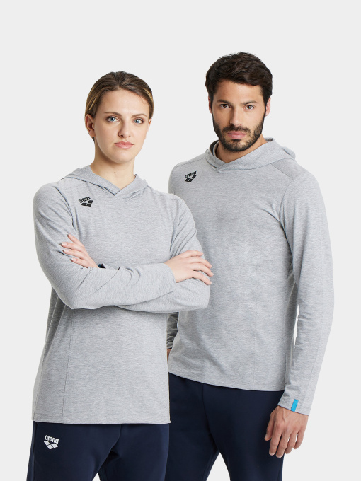 Лонгслив Arena TEAM HOODED LONG SLEEVE T-SHIR модель 004903-550 Фото